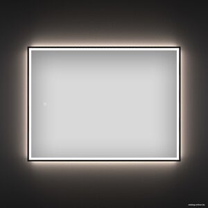 Wellsee Зеркало с фронтальной LED-подсветкой 7 Rays' Spectrum 172201210, 75 х 50 см (с сенсором и регулировкой яркости