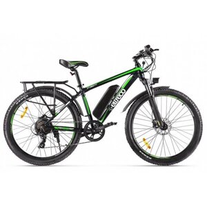 Электровелосипед Eltreco XT 850 New чёрно-зелёный