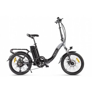 Электровелосипед Volteco Flex Up чёрно-серый
