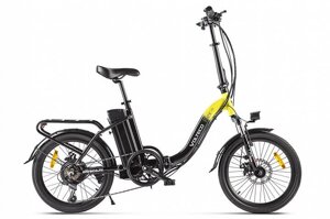 Электровелосипед Volteco Flex Up чёрно-жёлтый