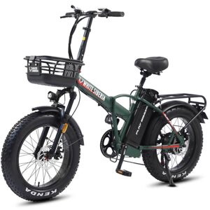 Электровелосипед WHITE siberia SLAV PRO 1000W (зелёный)