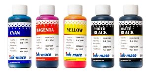Чернила Epson EIMB-1500 (TO52/48/39/37/08/09/18/20/27/29/41), 100 мл, Yellow, White Ink (Ink-mate)