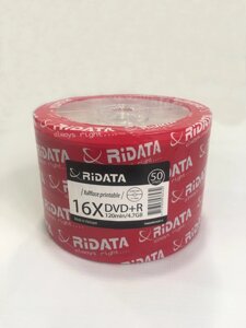 Компакт - диск DVD+R 4.7 GB PRINT (ridata)