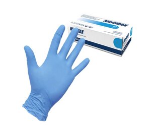 Нитриловые перчатки Nitrimax (голубые), все размеры