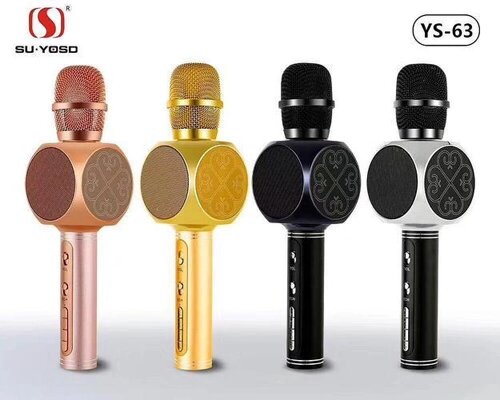 Беспроводной караоке микрофон YS-63 c Bluetooth (Оригинал)