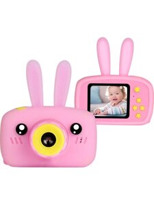 Детский фотоаппарат Gsmin Fun Camera Rabbit, розовый