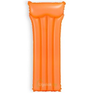 Матрас надувной для плавания Неон Intex 59717NP (183x76 см) оранжевый