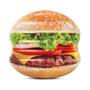 Надувной плот Intex Сочный гамбургер (58780EU, 135х127x23 см)