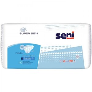 Подгузники для взрослых Super Seni Air Large 3 (100-150 см), 30шт