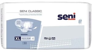 Подгузники для взрослых SENI Classic Extra Large, 30шт (130-170)