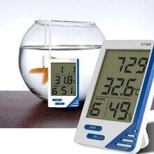 Цифровой термометр с LCD дисплеем и гигрометром KT-908