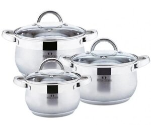 Набор кастрюль Bella Cucina BC-2055, 6 предметов