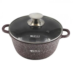 Кастрюля с гранитным покрытием 3,5л Kelli KL-4091-20
