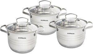 Набор кастрюль Hoffmann HM 5106, 6 предметов