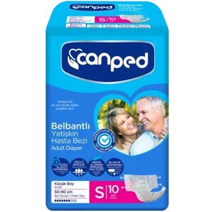 Подгузники для взрослых Canped AIO размер S (50-90 см.) 10 шт.