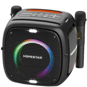 Портативная Колонка Hopestar Party One 80 Вт, с двумя беспроводными микрофонами
