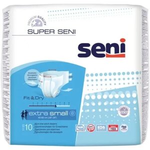 Подгузники для взрослых Seni Super Air Extra Small, 10шт