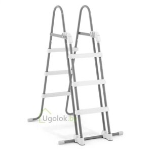 Лестница-стремянка для бассейнов до 107 см со съёмными ступенями Intex 28075