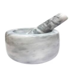 Ступка мраморная с пестиком Kelli-0148 (12,5см)