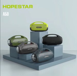 Беспроводная Портативная Колонка Hopestar A50 с микрофоном,80Вт (Разные цвета)
