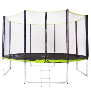 Батут Fitness Trampoline GREEN 10 FT PRO (4 опоры)
