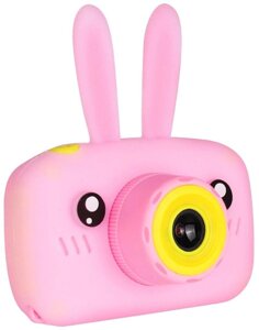 Детская цифровая камера GSMIN Fun Camera Rabbit (розовая)