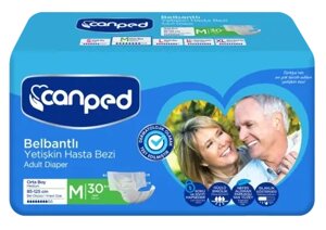 Подгузники для взрослых Canped AIO SECO размер M (85-125 см.),30 шт.