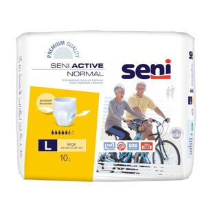 Трусики впитывающие для взрослых Seni Active NORMAL Large (100-135 см), 10 шт