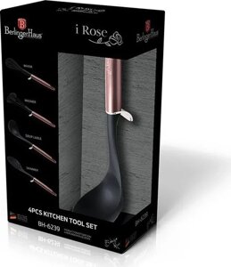 BERLINGER HAUS BH-6239 I-Rose Edition Набор кухонных принадлежностей 4пр.