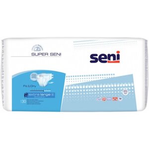 Подгузники для взрослых Super Seni Air Extra Large 4 (130-170см), 30шт