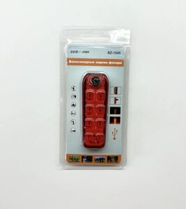 Задний велосипедный фонарь всадник BZ-1545 зарядка USB красный 5 режимов