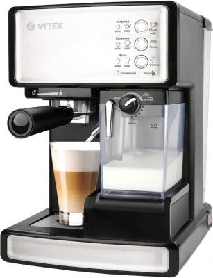 Кофеварка эспрессо Vitek VT-1514 BK ##от компании## Buytime - ##фото## 1