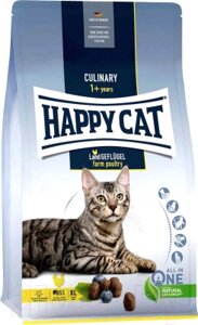 Сухой корм для кошек Happy Cat Culinary 1+ Years Land Geflugel Домашняя птица / 70571