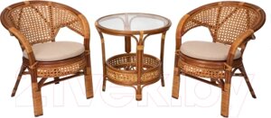 Комплект садовой мебели Мир Ротанга Багама 02/15 стол, два кресла