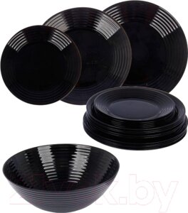Набор тарелок Luminarc Harena black N1109