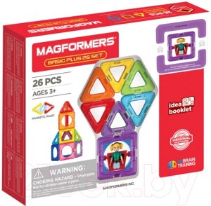 Конструктор магнитный Magformers Basic Plus Set - Девочка / 715014-Д