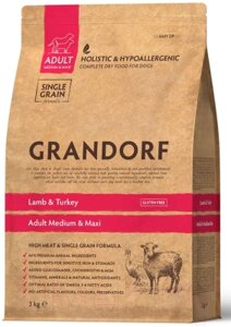 Корм для собак Grandorf Medium&Maxi Breeds Lamb&Turkey