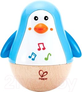Развивающая игрушка Hape Неваляшка. Пингвин музыкальный / E0331-HP