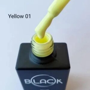 Гель-лак black yellow #01