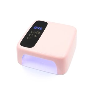 UV/LED Лампа для маникюра 602pro 72 Вт с аккумулятором 15600 mA (ОРИГИНАЛ! цвет: розовый