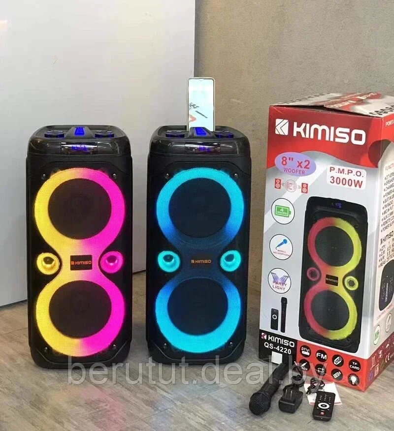 Акустическая колонка напольная Bluetooth с микрофоном KIMISO QS-4220 от компании MyMarket - фото 1