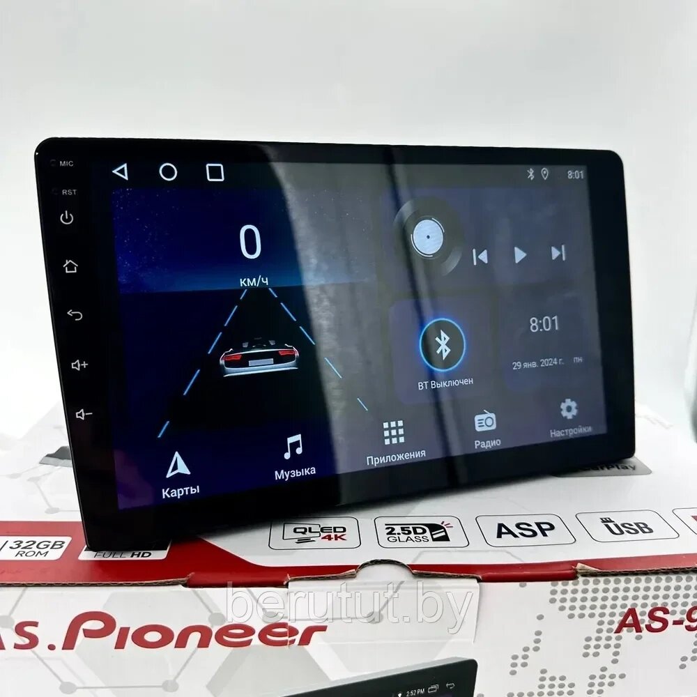 Автомагнитола 1 din Android сенсорный экран 9" Pioneer AS-9506 от компании MyMarket - фото 1