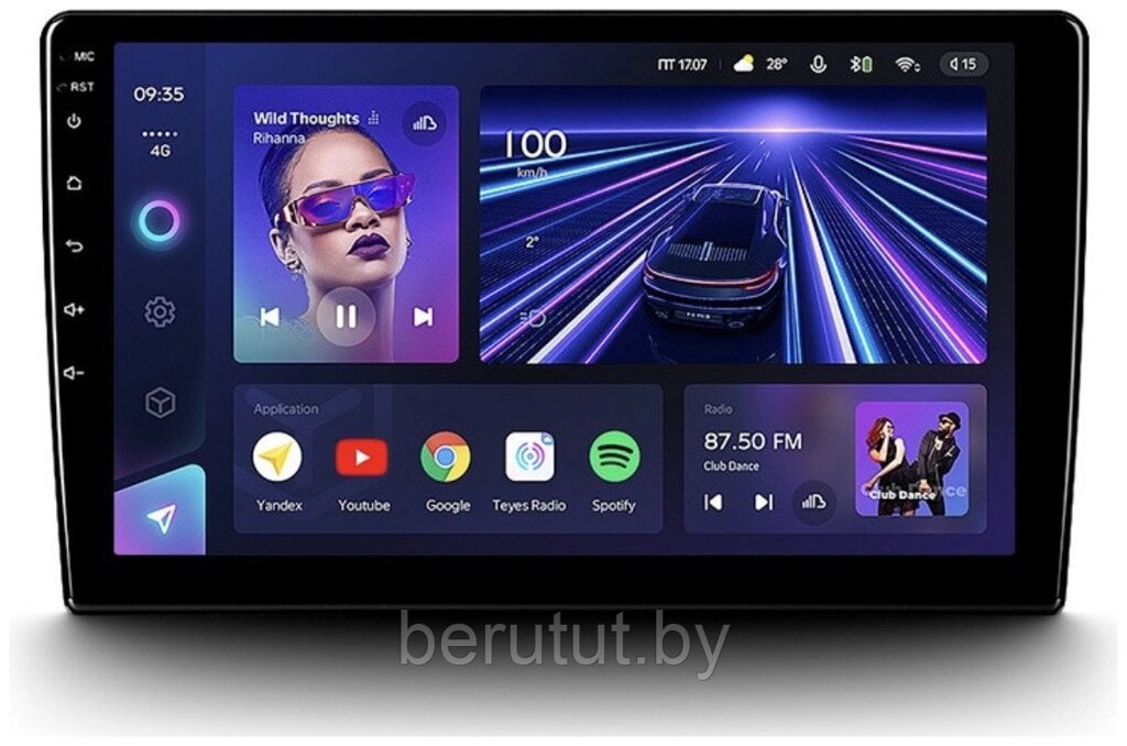 Автомагнитола 2 din Android сенсорный экран 10" Multimedia factory F6 PRO от компании MyMarket - фото 1