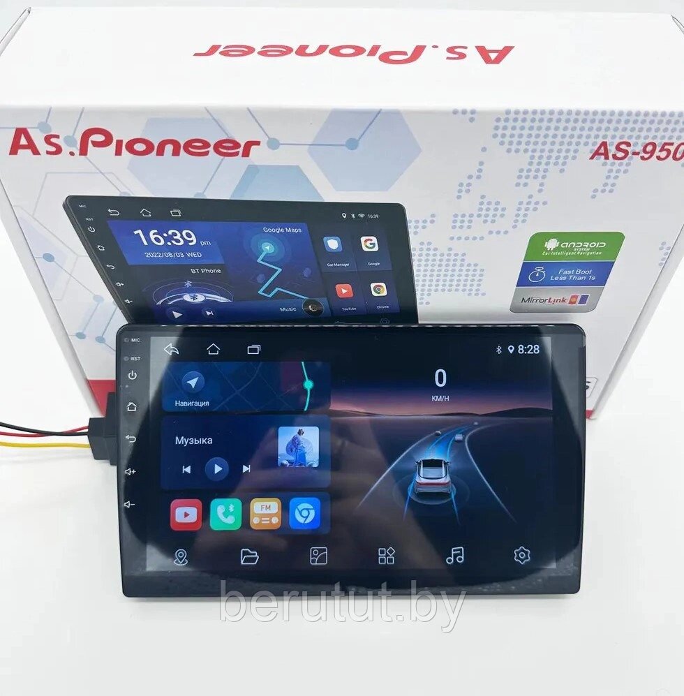 Автомагнитола 2 din Android сенсорный экран 9" Pioneer AS-9501 от компании MyMarket - фото 1