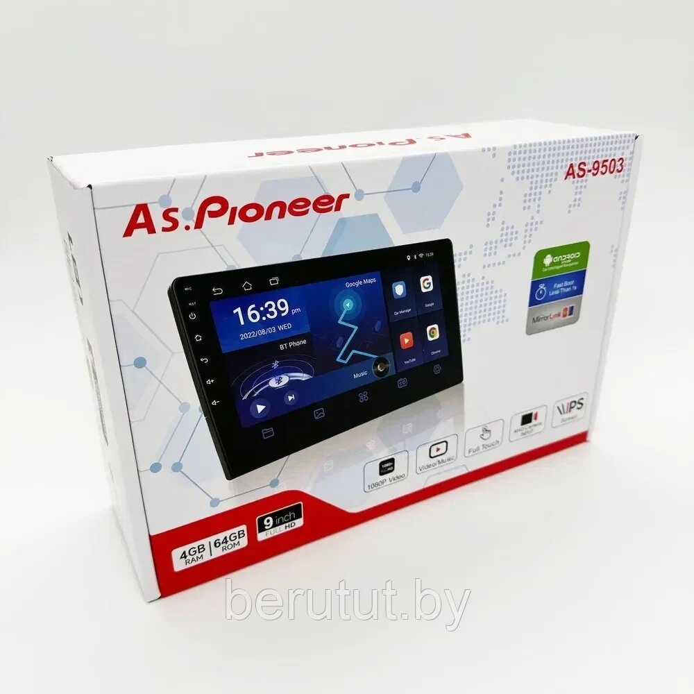 Автомагнитола 2 din Android сенсорный экран 9" Pioneer AS-9503 от компании MyMarket - фото 1