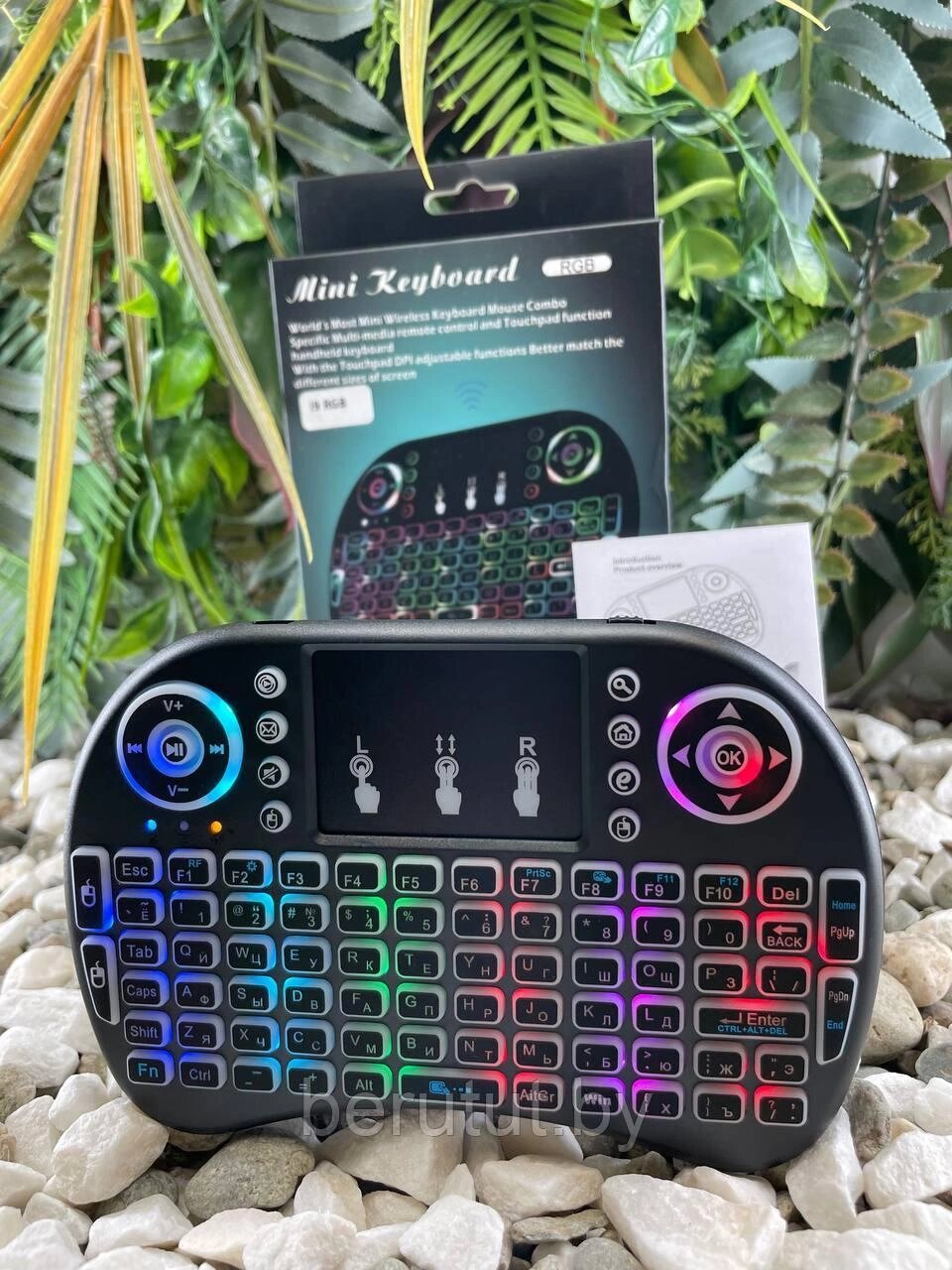 Беспроводная клавиатура для телефона c подсветкой i9 RGB Mini Keyboard от компании MyMarket - фото 1