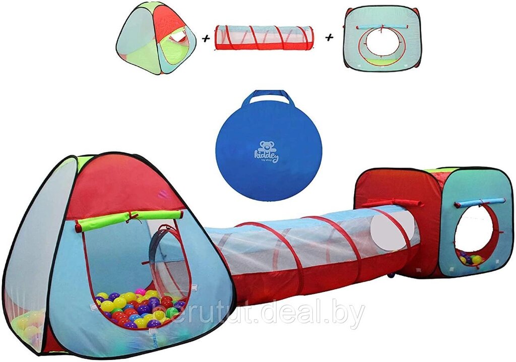 Детская палатка / Игровой домик / Детский домик / Игровая палатка от компании MyMarket - фото 1