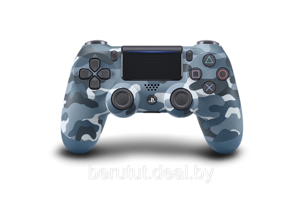 Геймпад - джойстик для PS4 беспроводной DualShock 4 Wireless Controller (милитори) реплика от компании MyMarket - фото 1