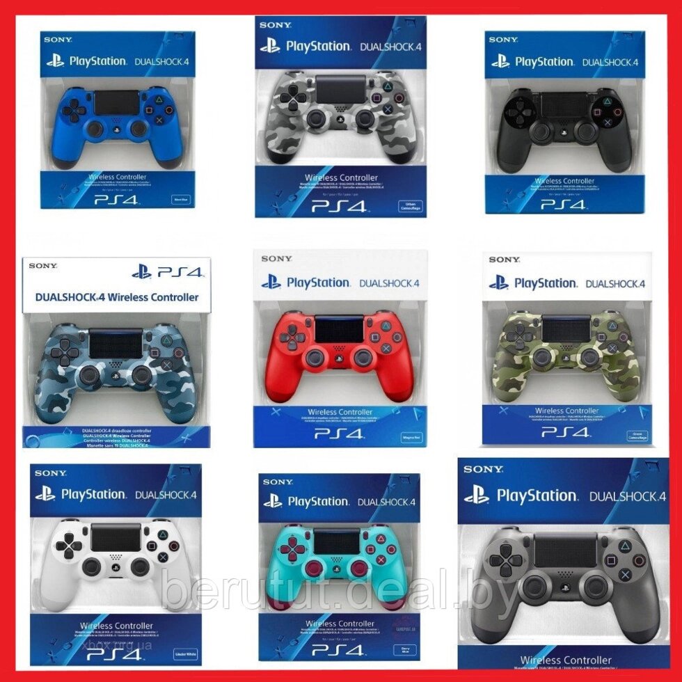 Геймпад - джойстик для PS4 беспроводной DualShock 4 Wireless Controller реплика от компании MyMarket - фото 1