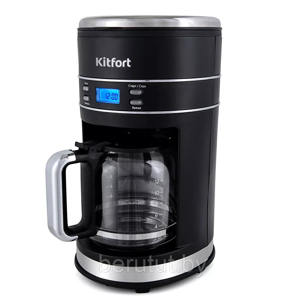 Кофеварка капельная Kitfort KT-704-2 черная от компании MyMarket - фото 1